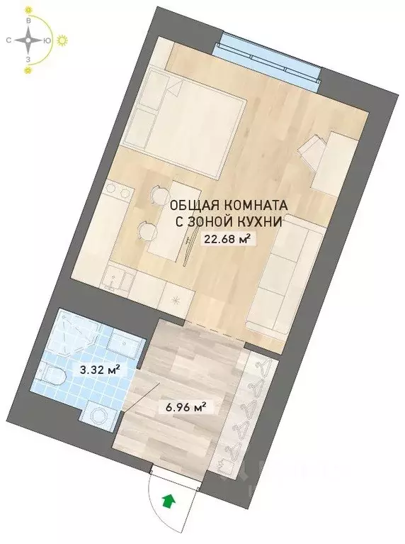 Студия Свердловская область, Екатеринбург ул. Николая Кичигина, 7/3 ... - Фото 0