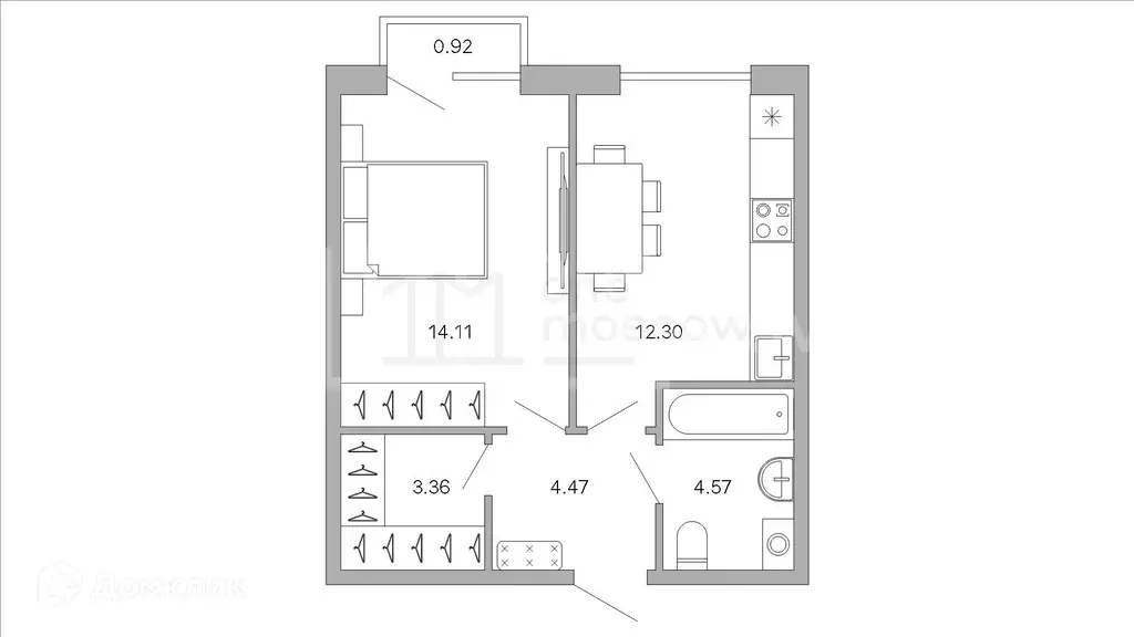 Продаётся 1-к квартира, 39.1 м - Фото 1