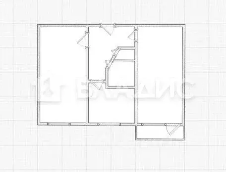 2-к кв. Пензенская область, Пенза Ударная ул., 41 (45.8 м) - Фото 2