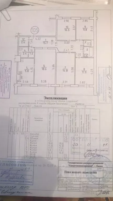 4-к кв. Удмуртия, Ижевск Нижняя ул., 40 (100.8 м) - Фото 0