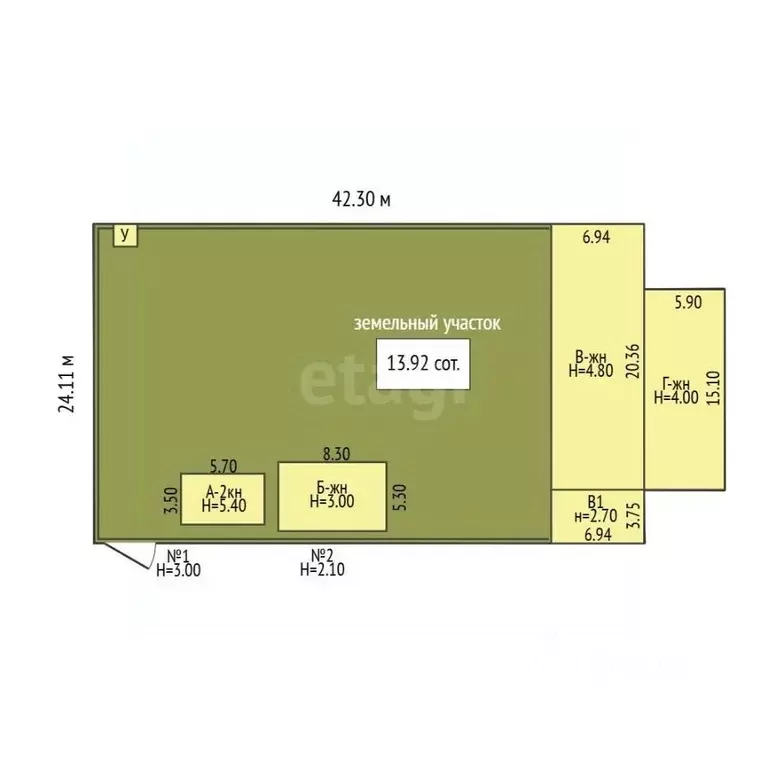 Склад в Крым, Евпатория ул. Ивана Петриченко, 31 (354 м) - Фото 2