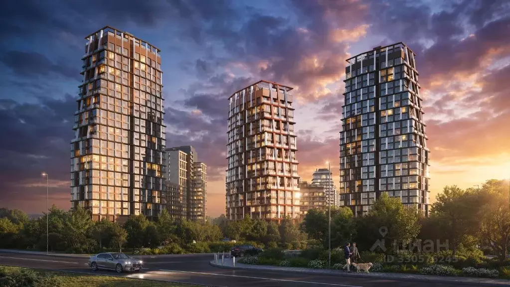 2-к кв. Москва ул. Нижние Мневники, 7 (75.7 м) - Фото 2
