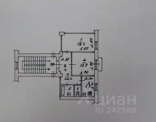 2-к кв. Московская область, Раменское ул. Карла Маркса, 8 (54.7 м) - Фото 2