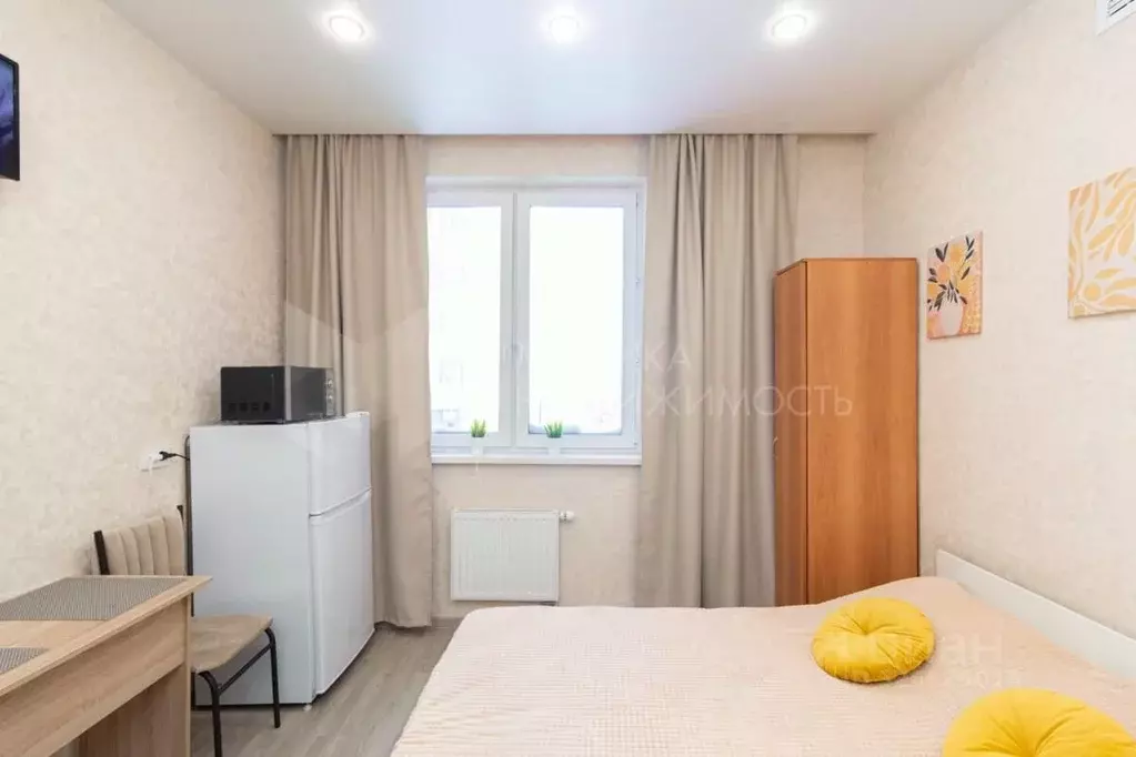 Студия Тюменская область, Тюмень ул. 2-я Луговая, 24к2 (18.0 м) - Фото 1