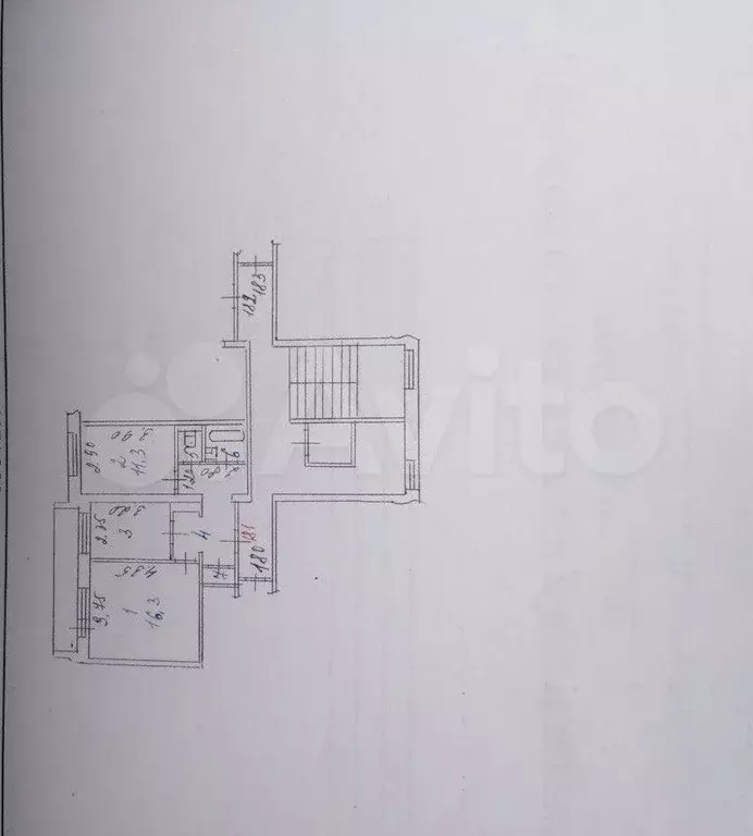 2-к. квартира, 48,5 м, 4/9 эт. - Фото 0