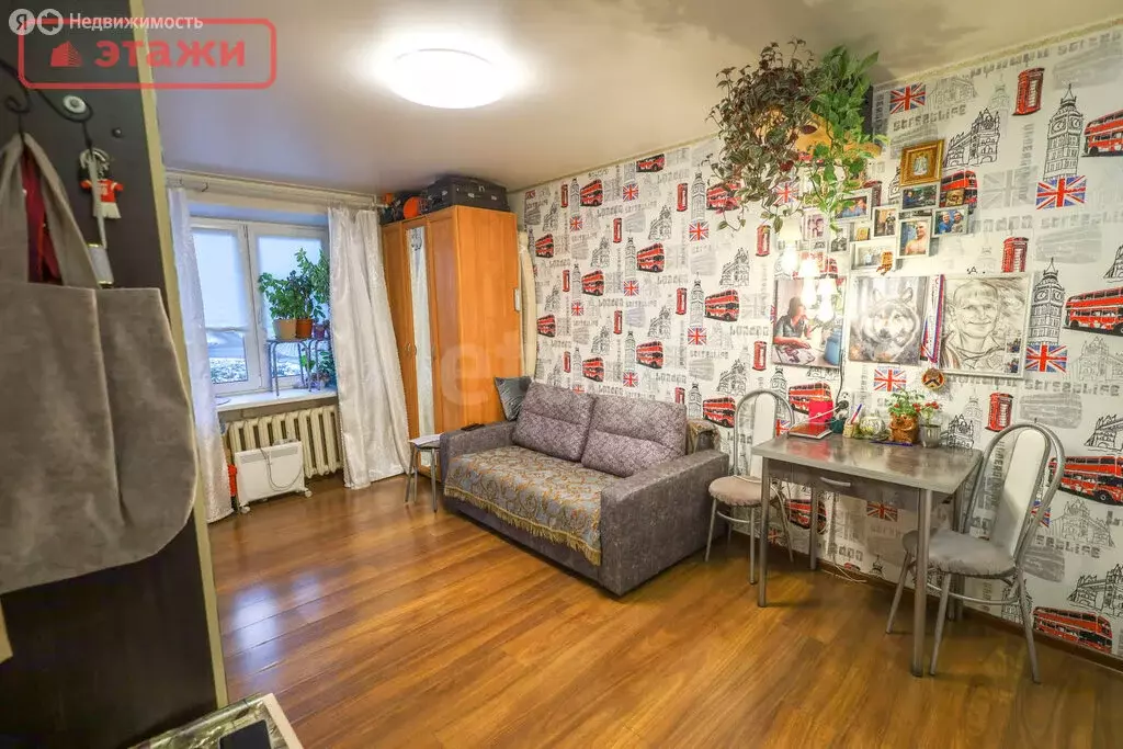 1к в -комнатной квартире (17.5 м) - Фото 2