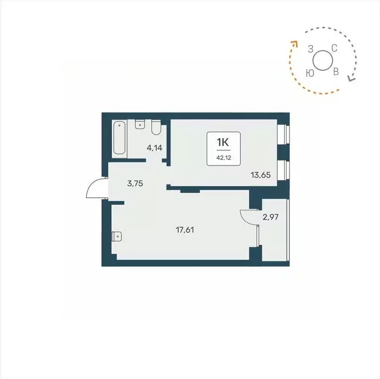 1-к кв. Новосибирская область, Новосибирск ул. Авиастроителей, 3/1 ... - Фото 1