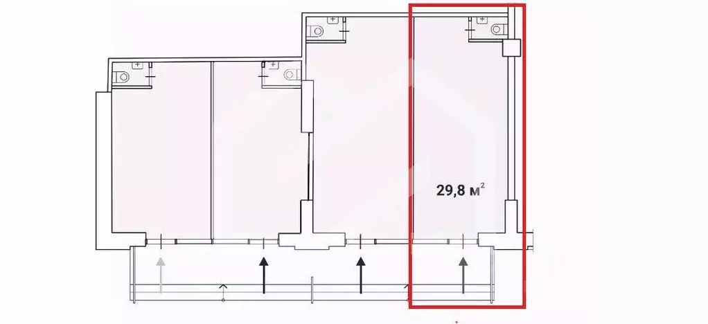 Помещение свободного назначения в Москва Кожевническая ул., 4 (30 м) - Фото 2