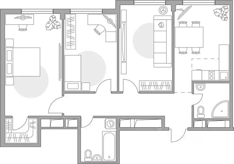 4-к кв. Московская область, Красногорск Опалиха мкр, ул. Береговая, 1 ... - Фото 1