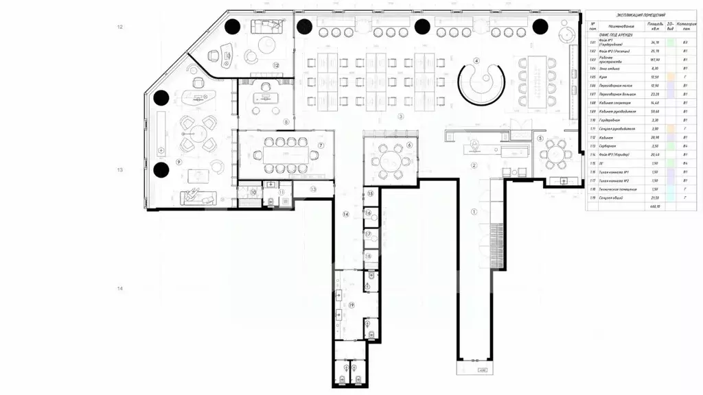 Помещение свободного назначения в Москва ул. Ермакова Роща, 1с1 (448 ... - Фото 2