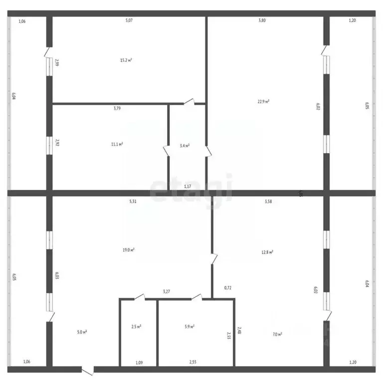 3-к кв. Амурская область, Благовещенск Технический пер., 47 (104.8 м) - Фото 1