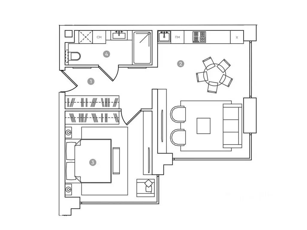 Офис в Москва просп. Академика Сахарова, 7 (53 м) - Фото 1
