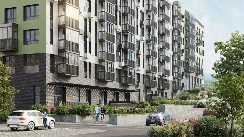 2-к кв. Красноярский край, Красноярск Юдинский жилой комплекс (49.29 ... - Фото 2