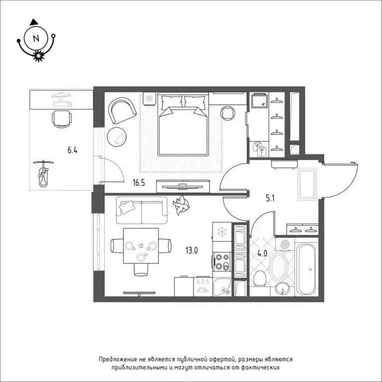 1-к кв. Омская область, Омск Зеленая река мкр, 12 (40.5 м) - Фото 0