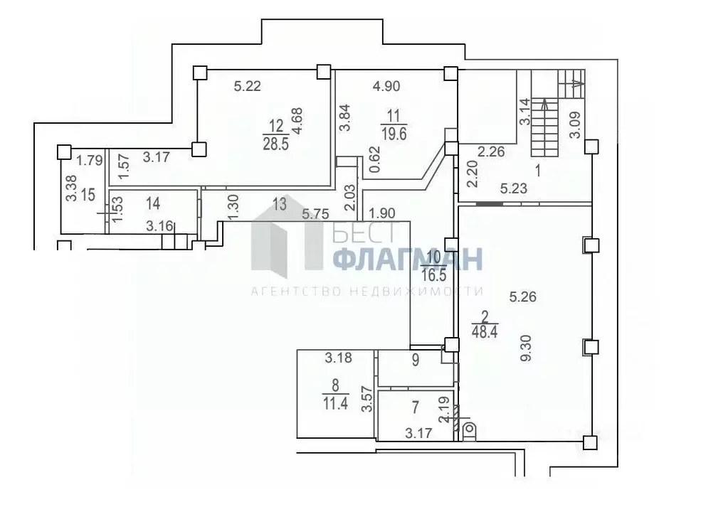 Помещение свободного назначения в Москва Котельническая наб., 1/15кБ ... - Фото 2