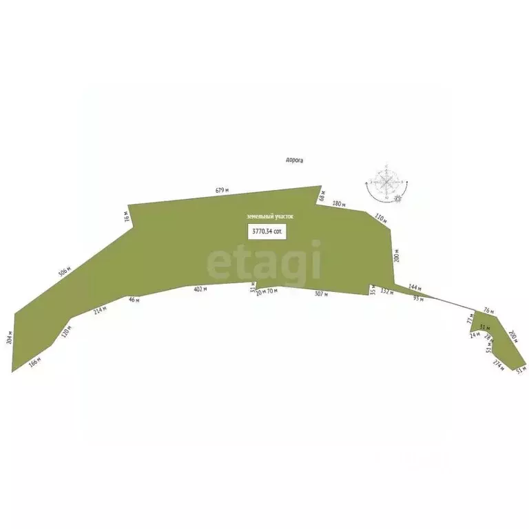 Участок в Саха (Якутия), с. Амга  (3770.34 сот.) - Фото 1