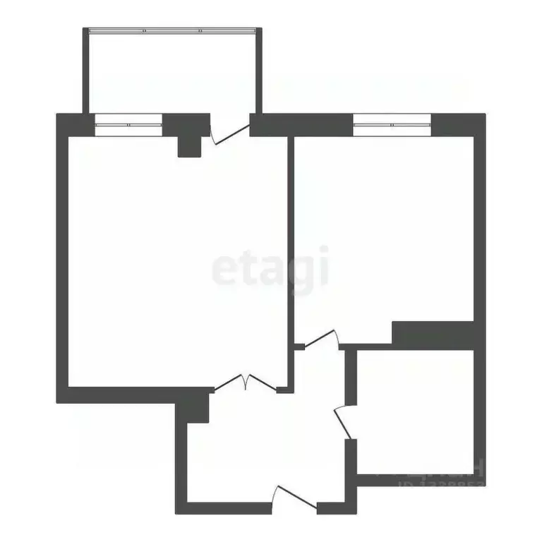 1-к кв. Красноярский край, Красноярск ул. Чернышевского, 75А (33.1 м) - Фото 1