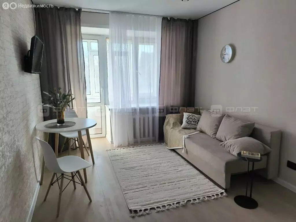 Квартира-студия: Казань, проспект Ибрагимова, 37 (18 м) - Фото 1