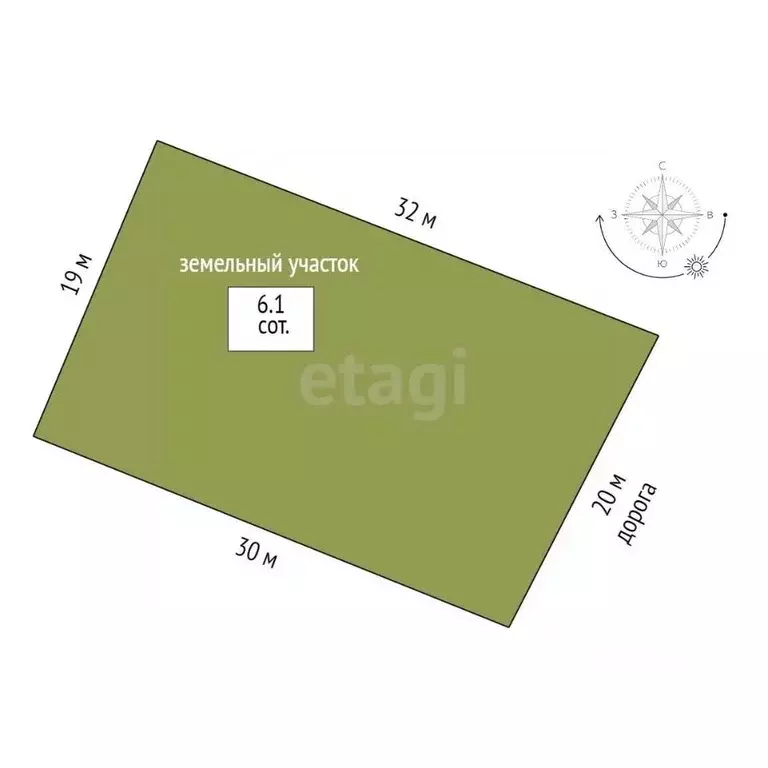 Участок в Тюменская область, Тюменский муниципальный округ, с. Кулига  ... - Фото 2