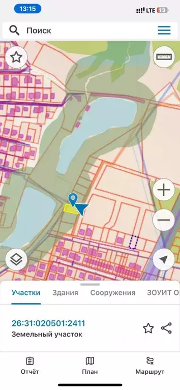 Участок в Ставропольский край, Железноводск городской округ, пос. ... - Фото 1