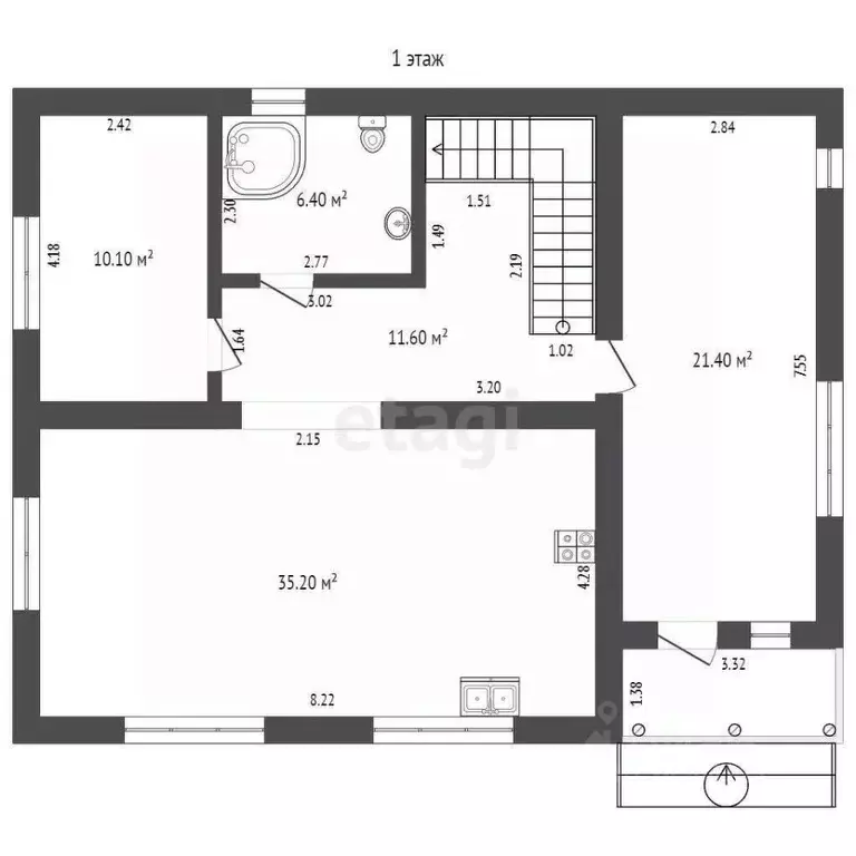 Дом в Севастополь СНТ Биолог ТСН, 20 (173 м) - Фото 2
