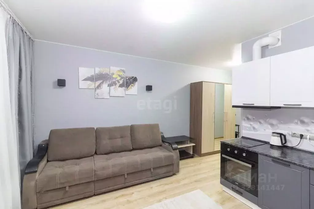 Студия Тюменская область, Тюмень ул. Фармана Салманова, 6 (22.8 м) - Фото 1