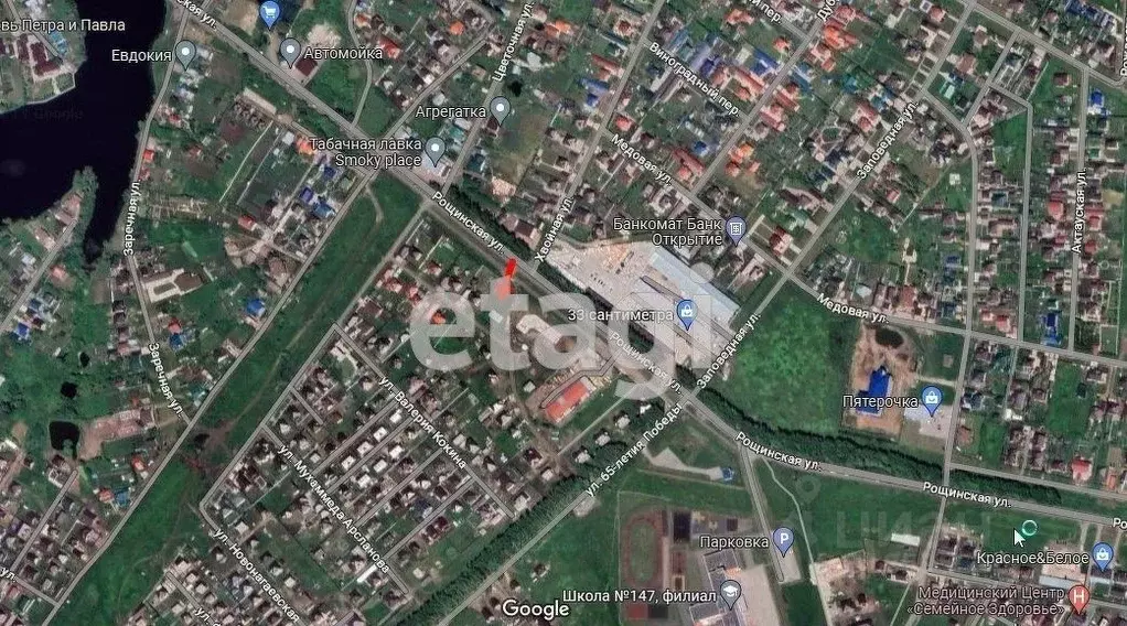 Торговая площадь в Башкортостан, Уфа городской округ, с. Нагаево ул. ... - Фото 1
