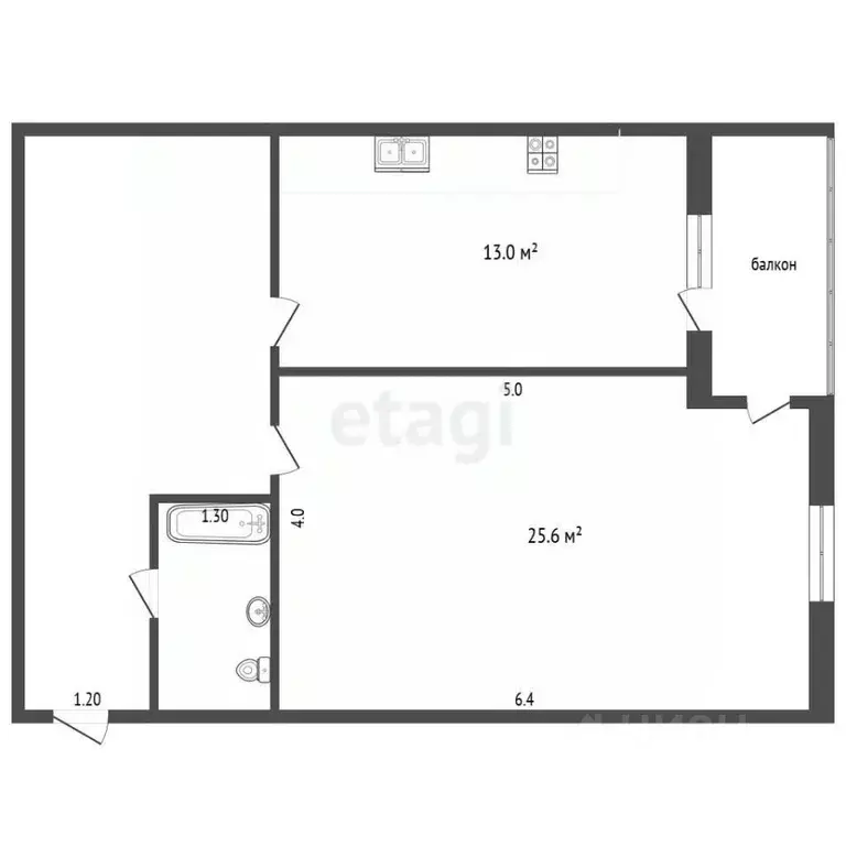1-к кв. Крым, Керчь ул. Свердлова, 23А (54.2 м) - Фото 2
