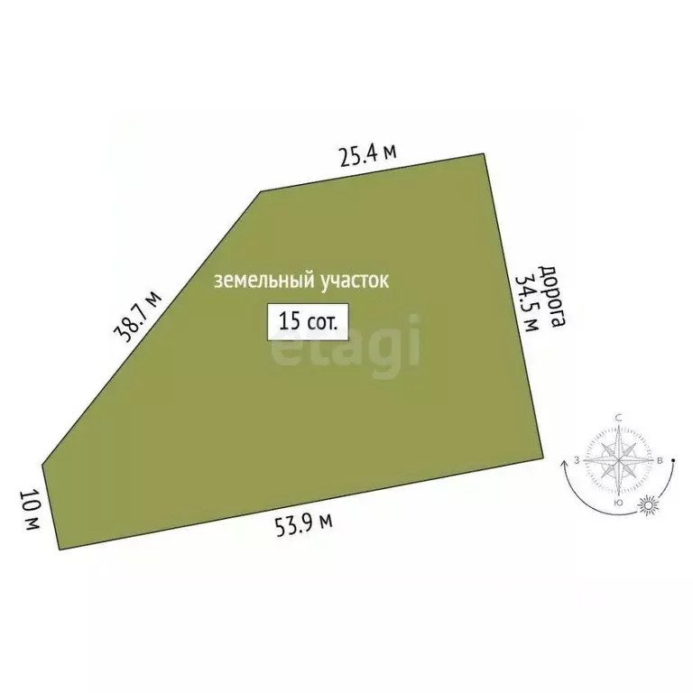 Участок в Мордовия, Саранск городской округ, пос. Пушкино  (15.0 сот.) - Фото 2