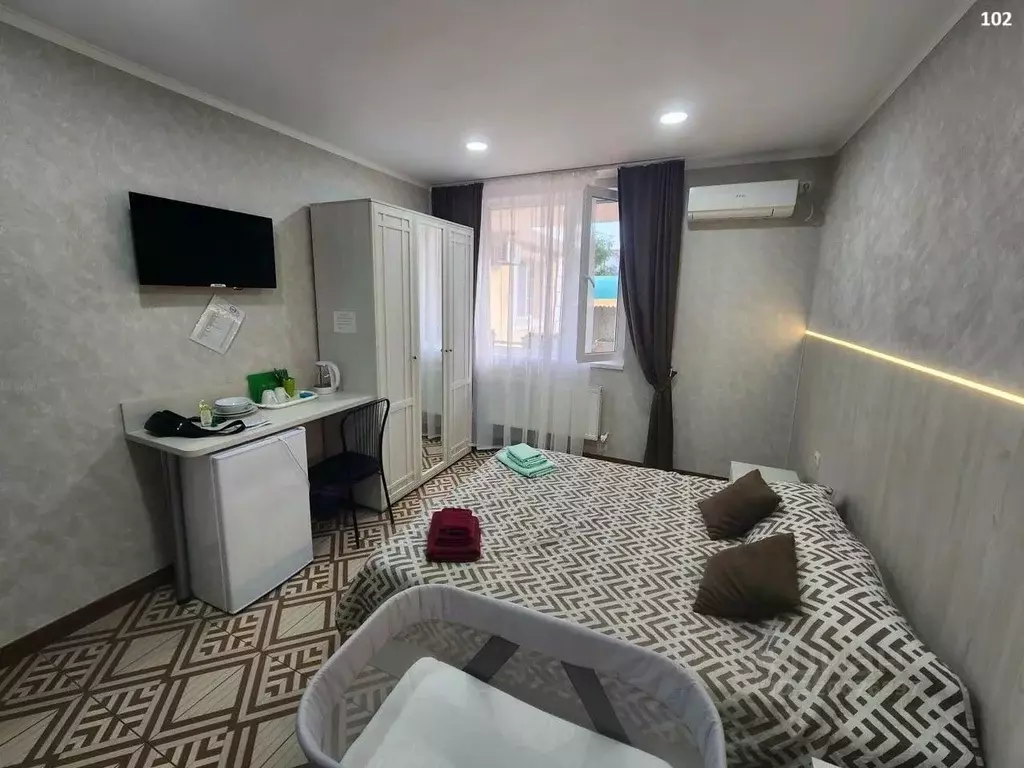 Комната Крым, Феодосия ул. Федько, 66А (17.0 м) - Фото 1