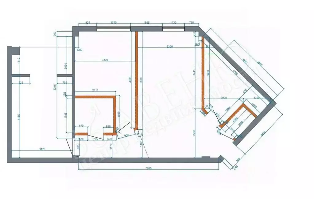 2-к кв. Воронежская область, Воронеж ул. Короленко, 5 (72.3 м) - Фото 2