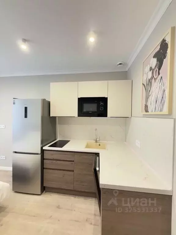 Студия Москва Новоостаповская ул., 20 (21.3 м) - Фото 1