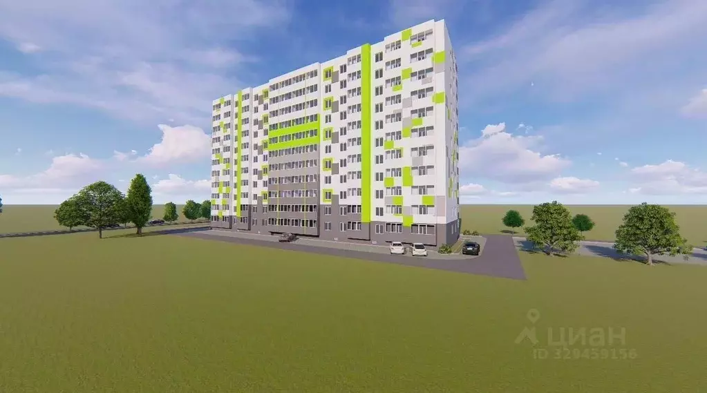 1-к кв. Курская область, Курск Театральная ул., 14 (29.4 м) - Фото 2