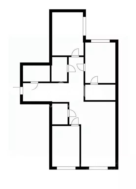 3-к кв. Новосибирская область, Новосибирск Кедровая ул., 79 (110.8 м) - Фото 1