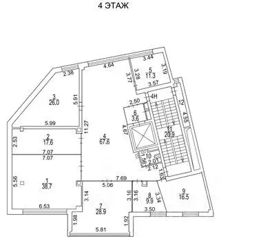 Офис в Москва Мясницкая ул., 50 (247 м) - Фото 1