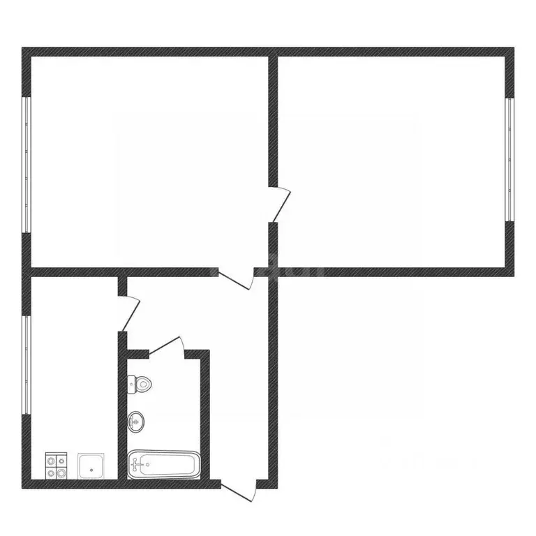 2-к кв. Тверская область, Лихославльский муниципальный округ, пос. ... - Фото 2