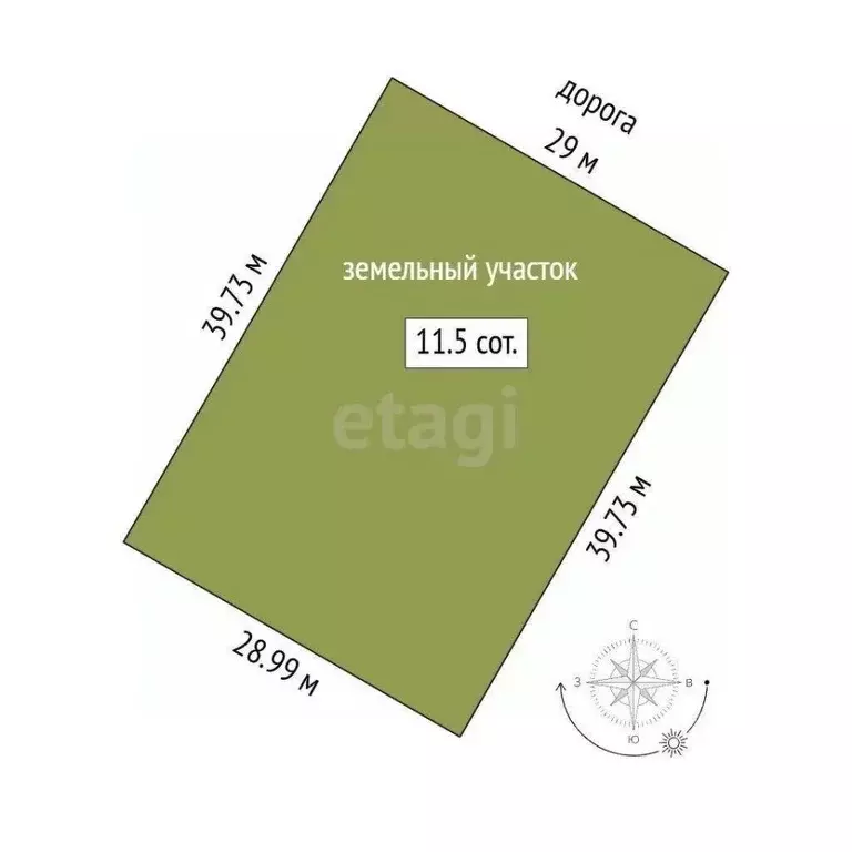 Участок в Тюменская область, Тюменский муниципальный округ, с. ... - Фото 1