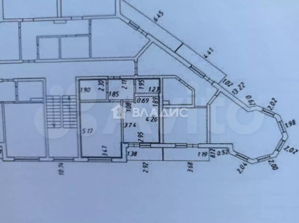 1-к. квартира, 40,6 м, 2/4 эт. - Фото 0