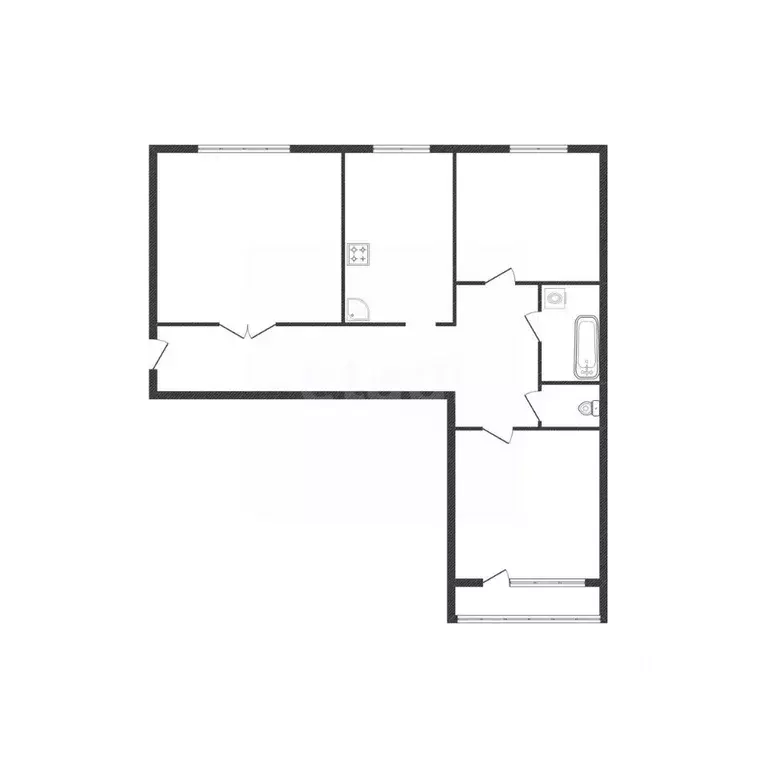 3-к кв. Смоленская область, Ярцевский район, д. Суетово Магистральная ... - Фото 2