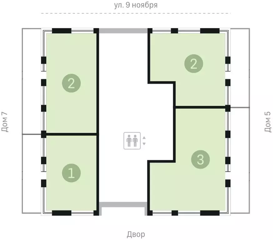 2-комнатная квартира: Новосибирск, улица Декабристов, 107/6 (107.03 м) - Фото 1