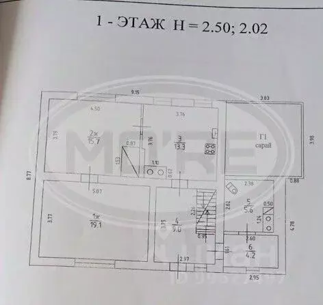 Дом в Калининградская область, Гвардейский муниципальный округ, пос. ... - Фото 1