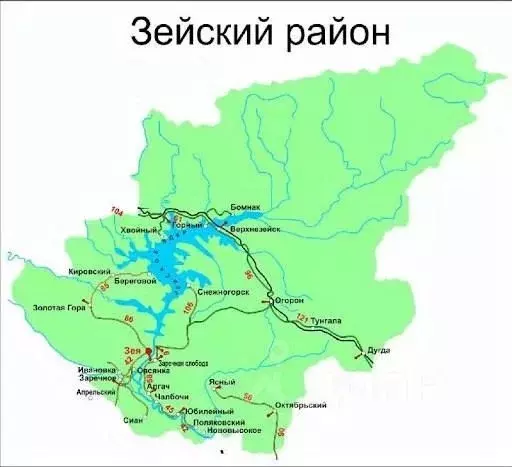 Участок в Амурская область, Зейский муниципальный округ, с. Заречная ... - Фото 0