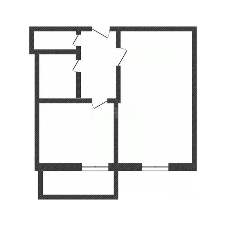 1-к кв. Белгородская область, Белгород Садовая ул., 30 (35.1 м) - Фото 0