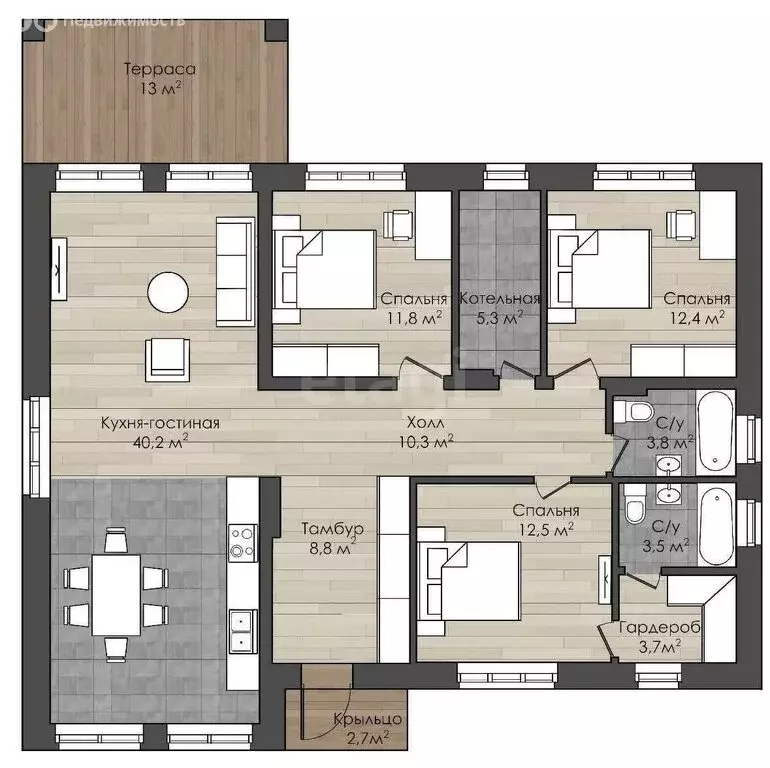 Дом в Богородское сельское поселение, деревня Куюки, улица 25-й ... - Фото 1