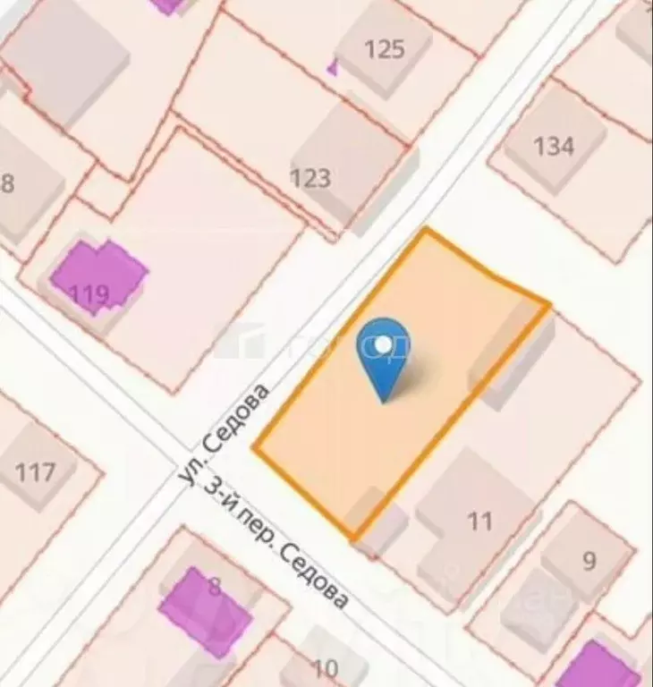 Участок в Новосибирская область, Новосибирск ул. Седова, 134 (10.0 ... - Фото 2