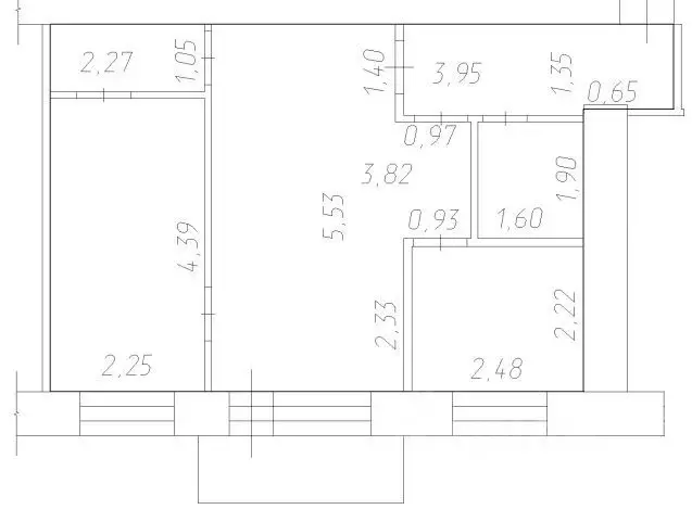 2-к кв. Кемеровская область, Прокопьевск Институтская ул., 24 (44.3 м) - Фото 2