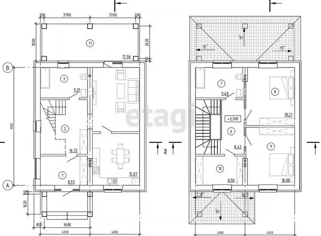 Дом в Костромская область, Костромской район, Бакшеевское с/пос, д. ... - Фото 2