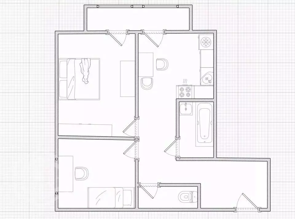 2-к кв. Севастополь ул. Колобова, 22/2 (47.0 м) - Фото 2