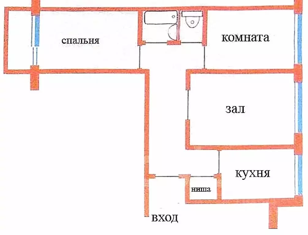 3-к кв. Тульская область, Тула ул. Пузакова, 70 (65.0 м) - Фото 0