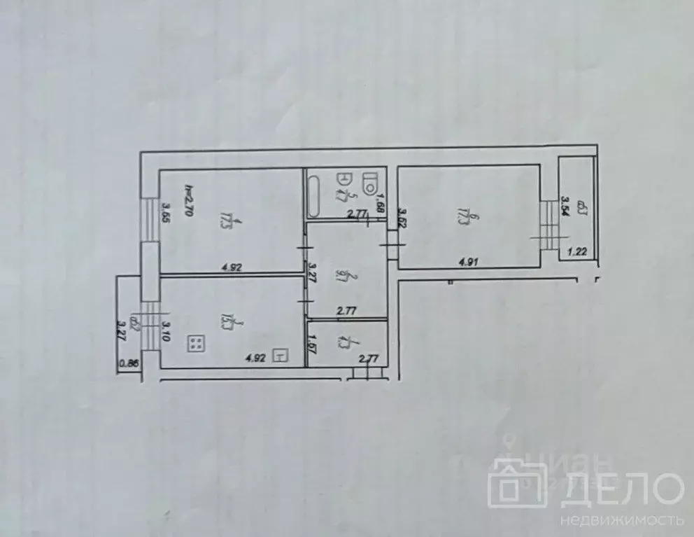 2-к кв. Рязанская область, Рязань Московский р-н, ул. Комбайновая, ... - Фото 2